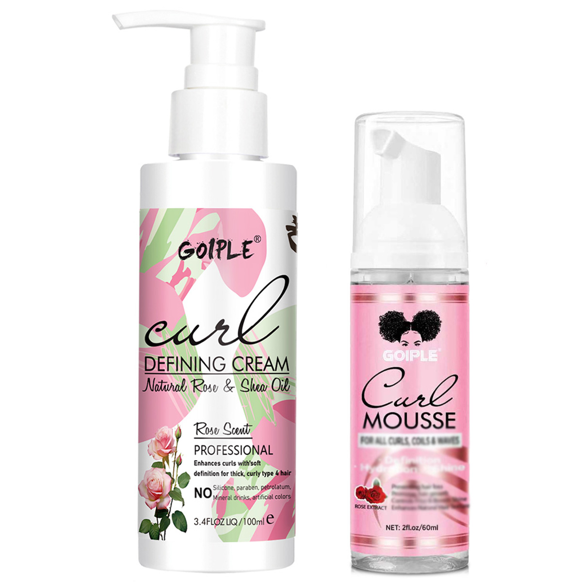 Hair Care Wavy Hair - Rose Shea Oil Curl Defining Cream，Anti-Frizz