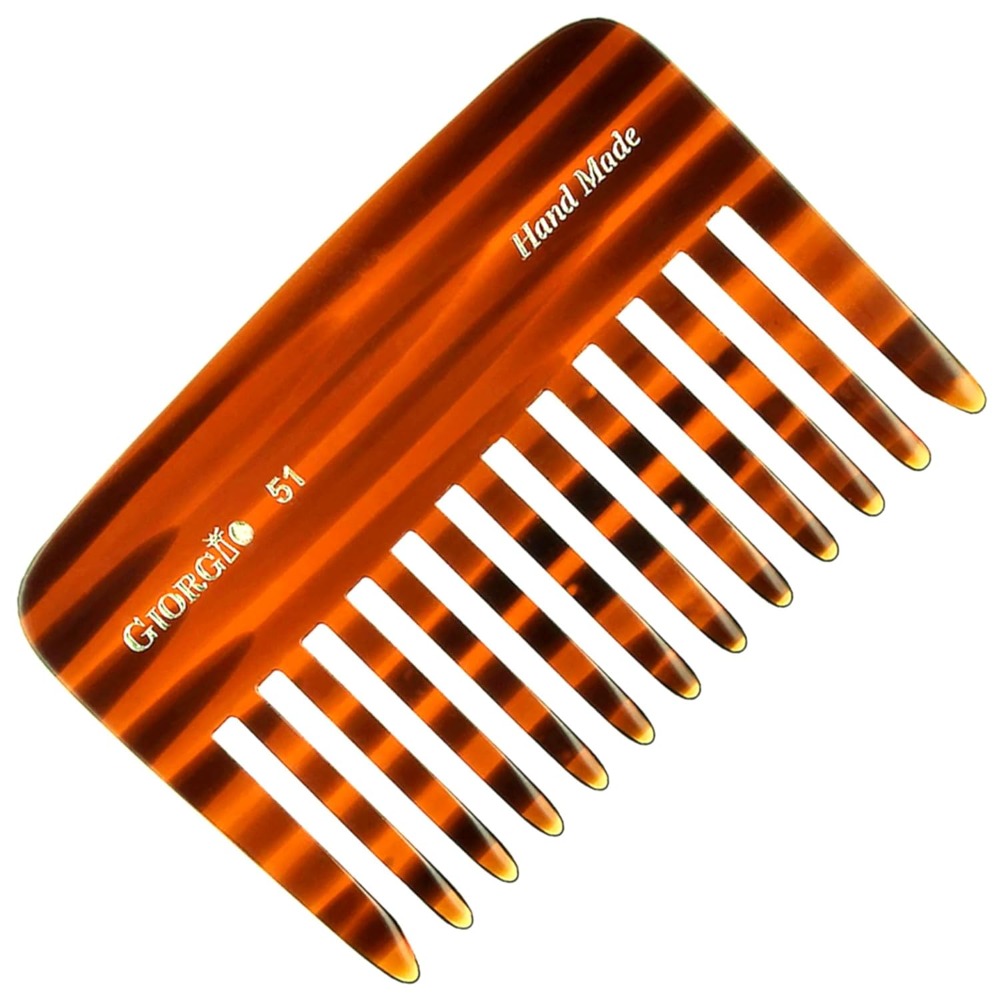 Hair Care For Curly Dry Hair - G51 Wide Tooth Detangling Combs for