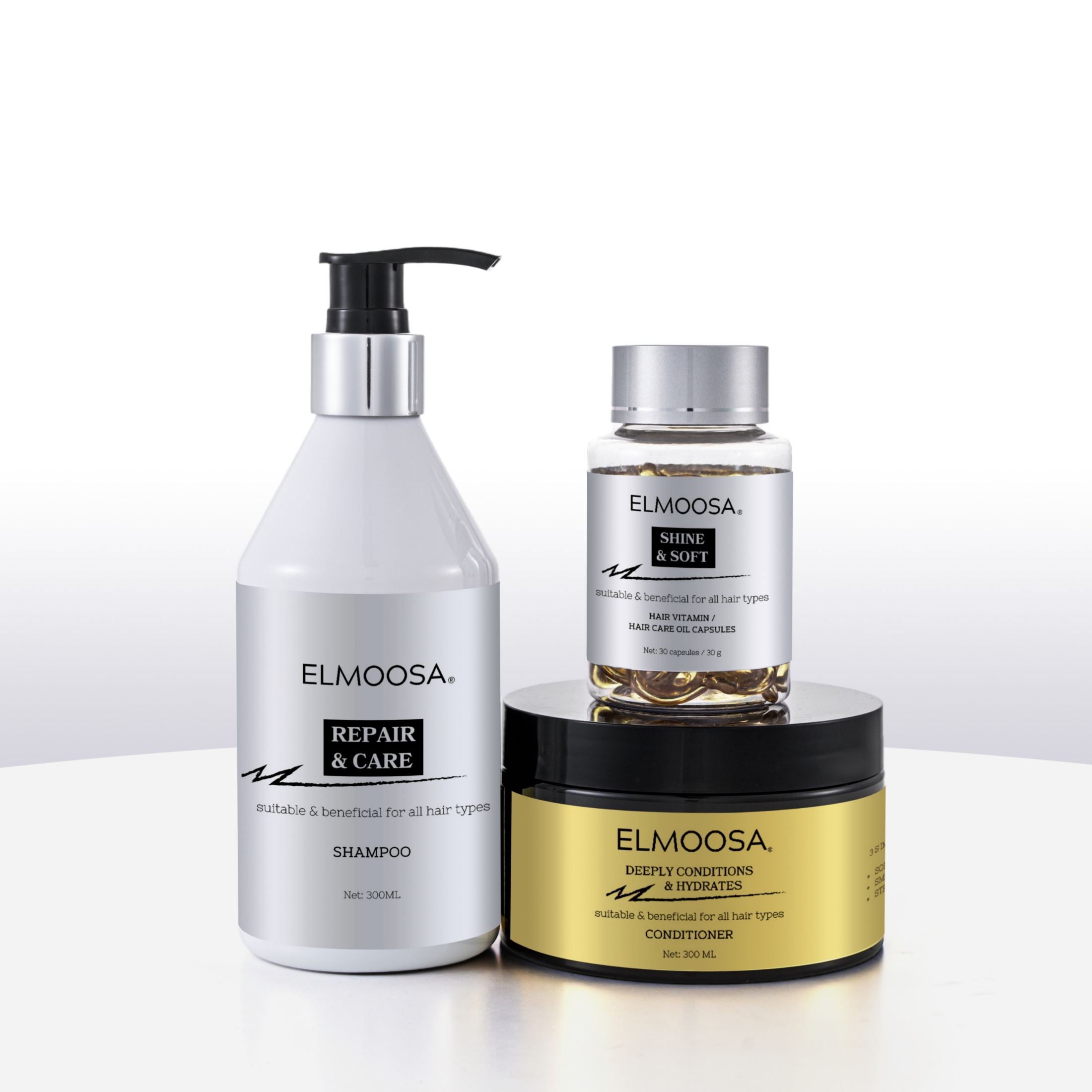 Hair Care Steps - ELMOOSA & CARE HAIR ROUTINE For