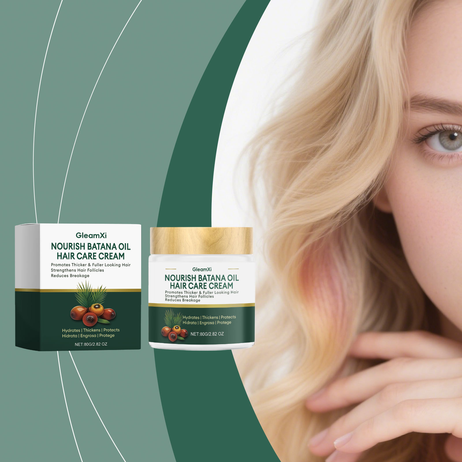 Hair Care Cream - Gleamxi Nourish Batana Oil Hair Care
