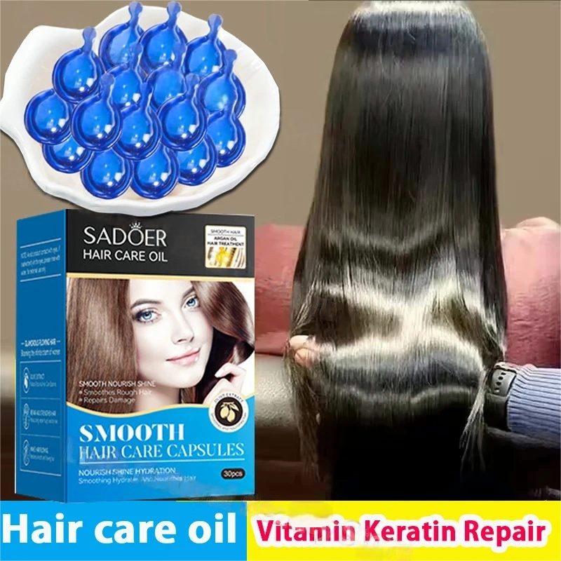 Hair Care Keratin Treatment - Magic Hair Vitamin Capsule Keratin Oil