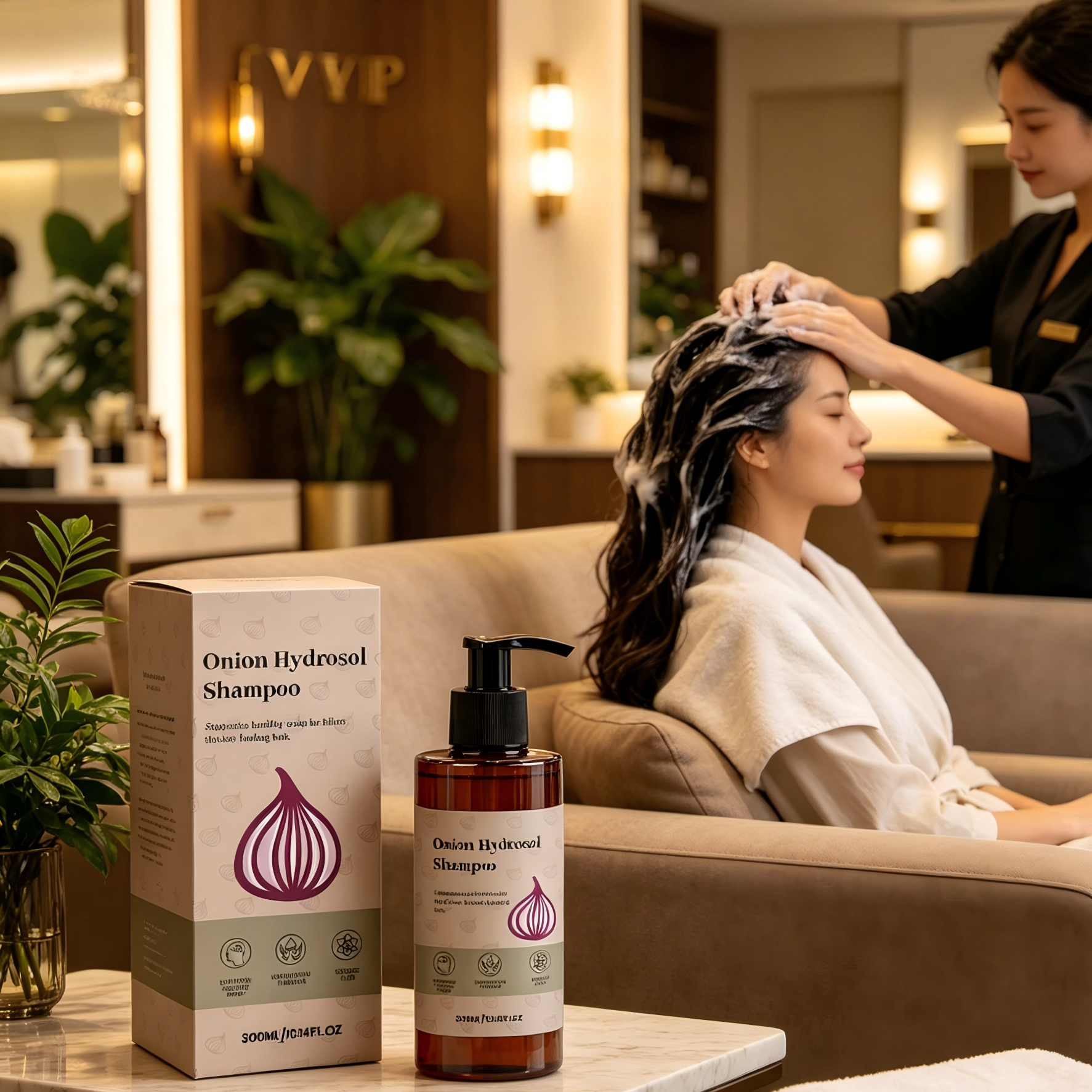 Biotin Shampoo Thickening - Onion Biotin Shampoo for Hair Growth