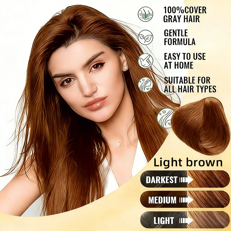 YUITIKUE Light Brown Hair Dye  - Hair Care Steps recensione e prezzo