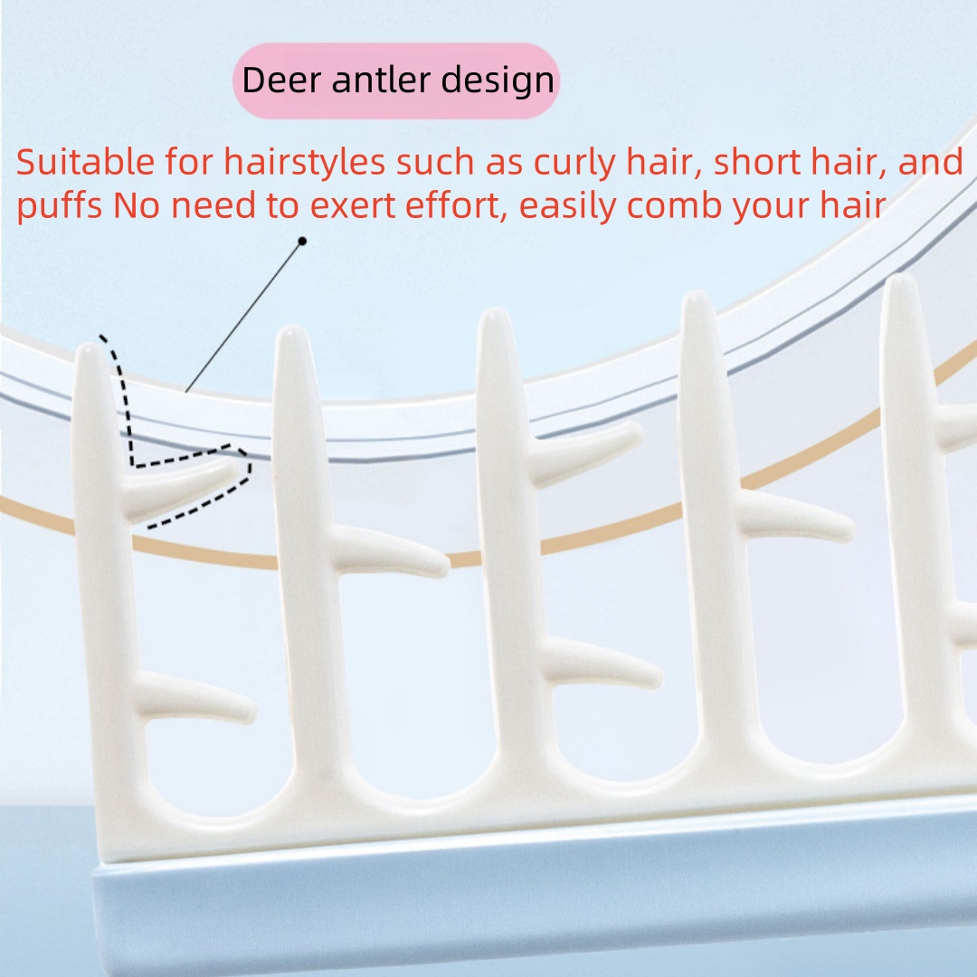 Antler Shape Hair Seam Comb Sh - Hair Care Wavy Hair recensione e prezzo
