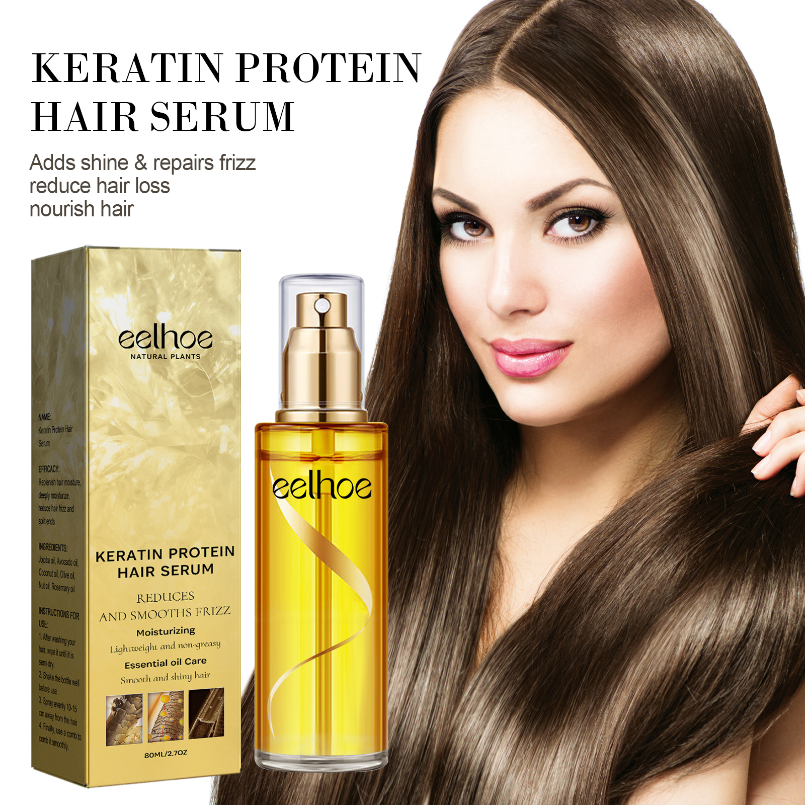 Keratin Hair Growth Care Essen - Hair Care For Curly Dry Hair recensione e prezzo
