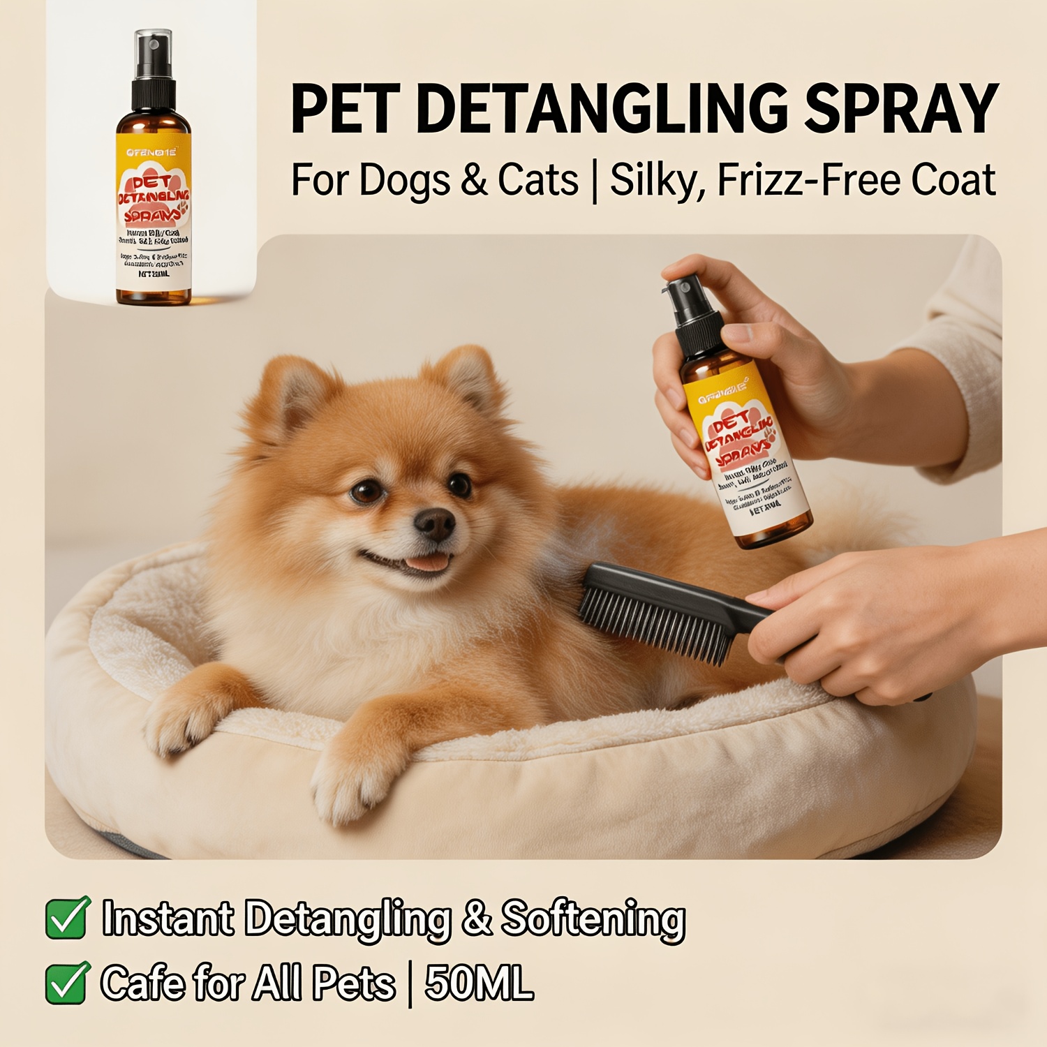Pet Hair Care Spray And Detang - Hair Care Formulation recensione e prezzo