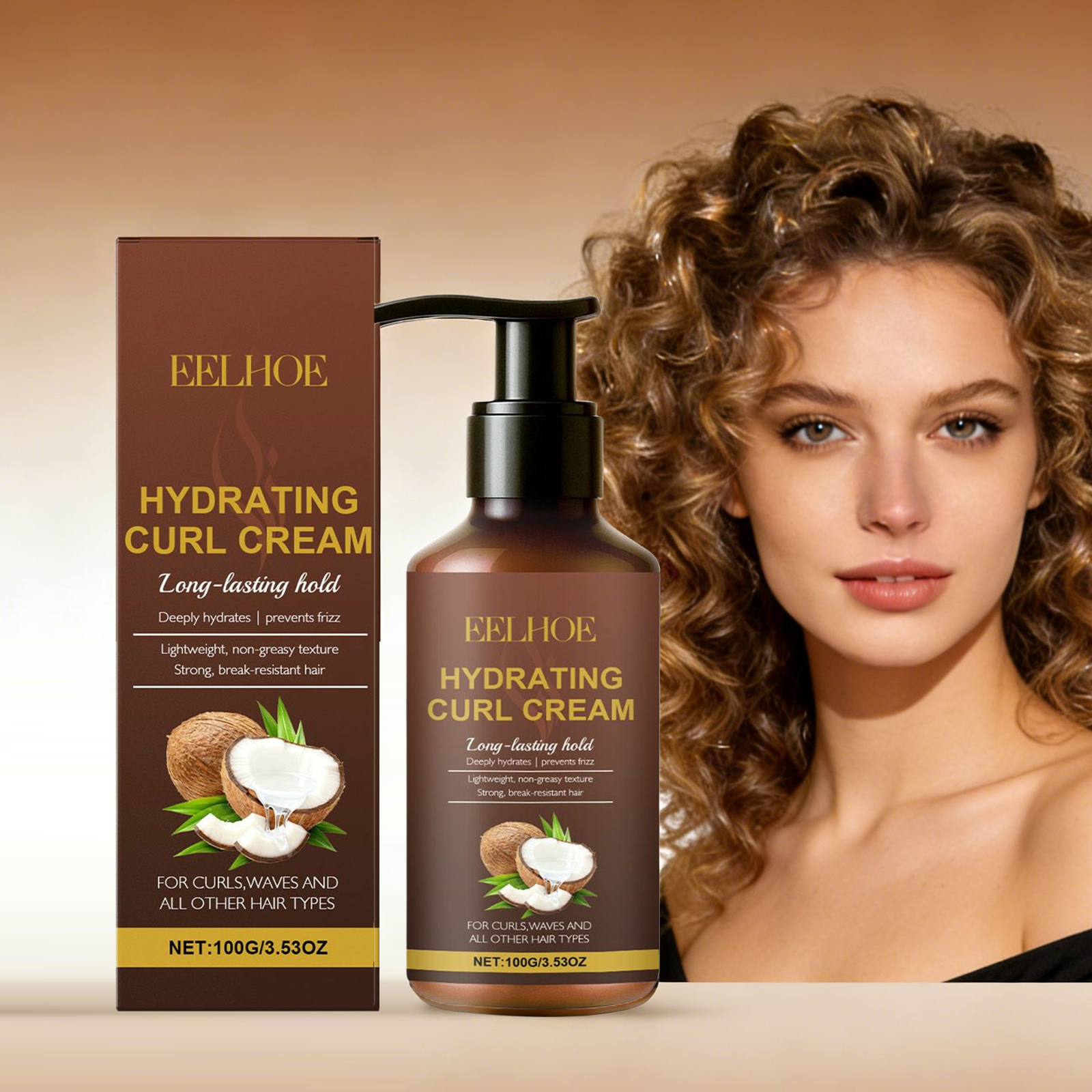 Curl Styling Cream for Wavy an - Hair Care Cream recensione e prezzo