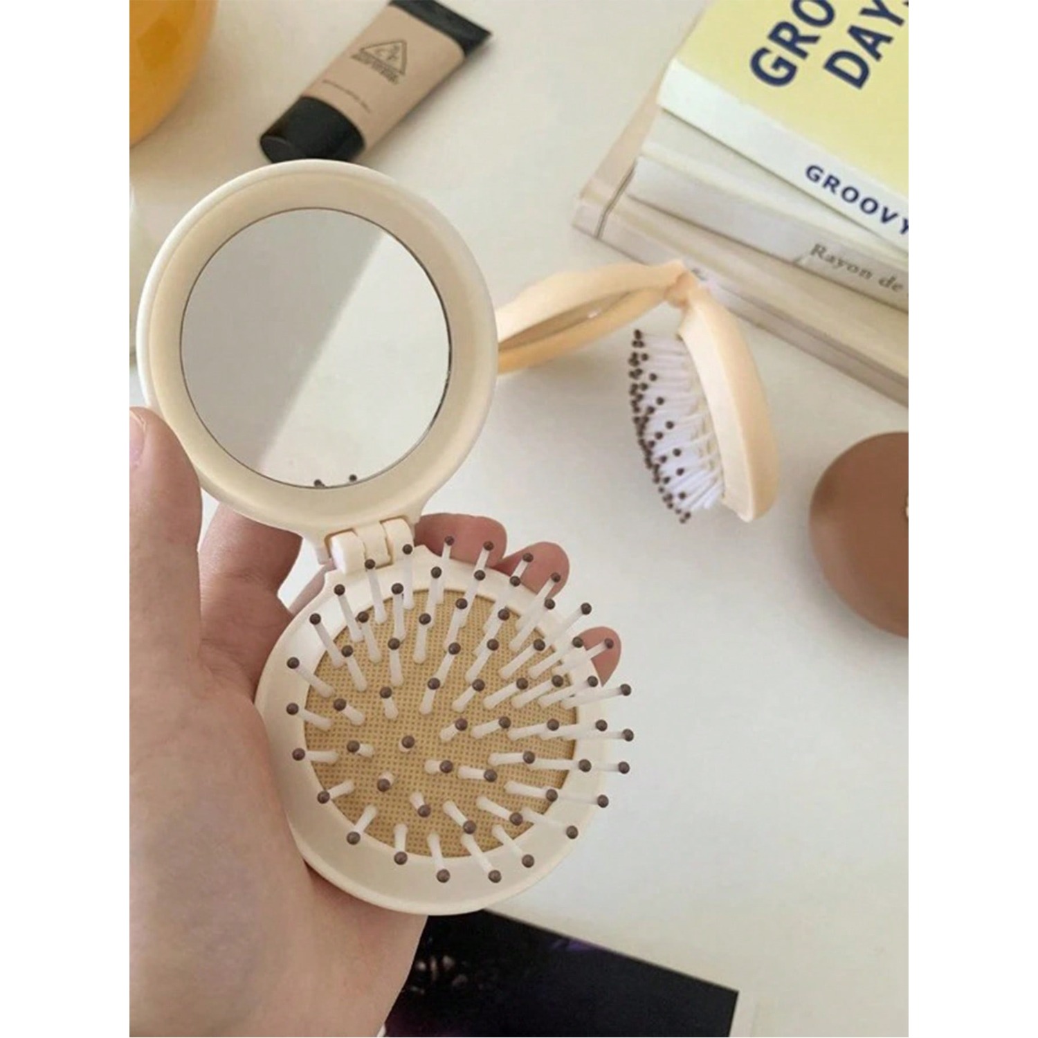 1pc Hollow Hair Brush, Profess - Hair Care For Curly Dry Hair recensione e prezzo