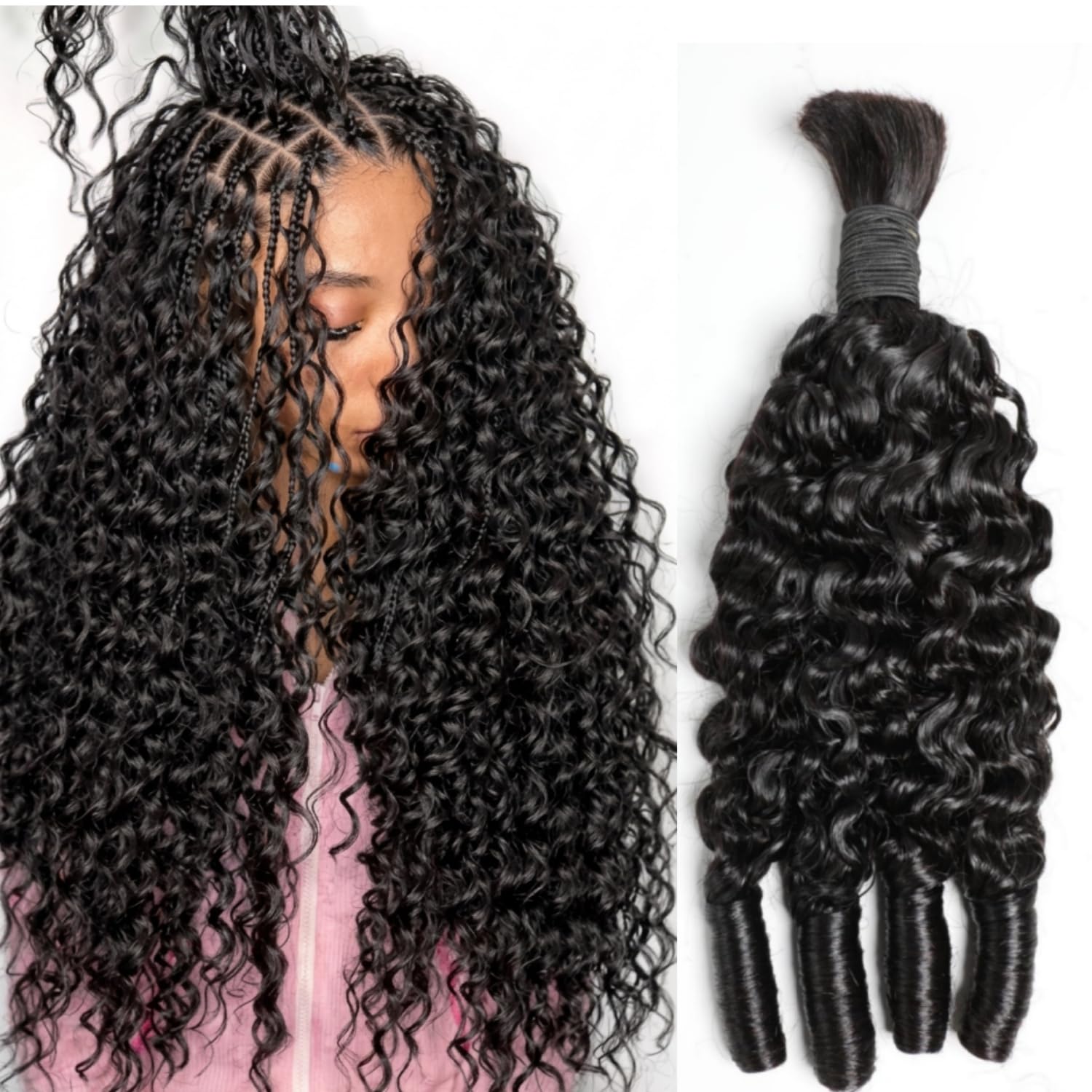 Human Braiding Hair For Boho B - Hair Care Formulation recensione e prezzo