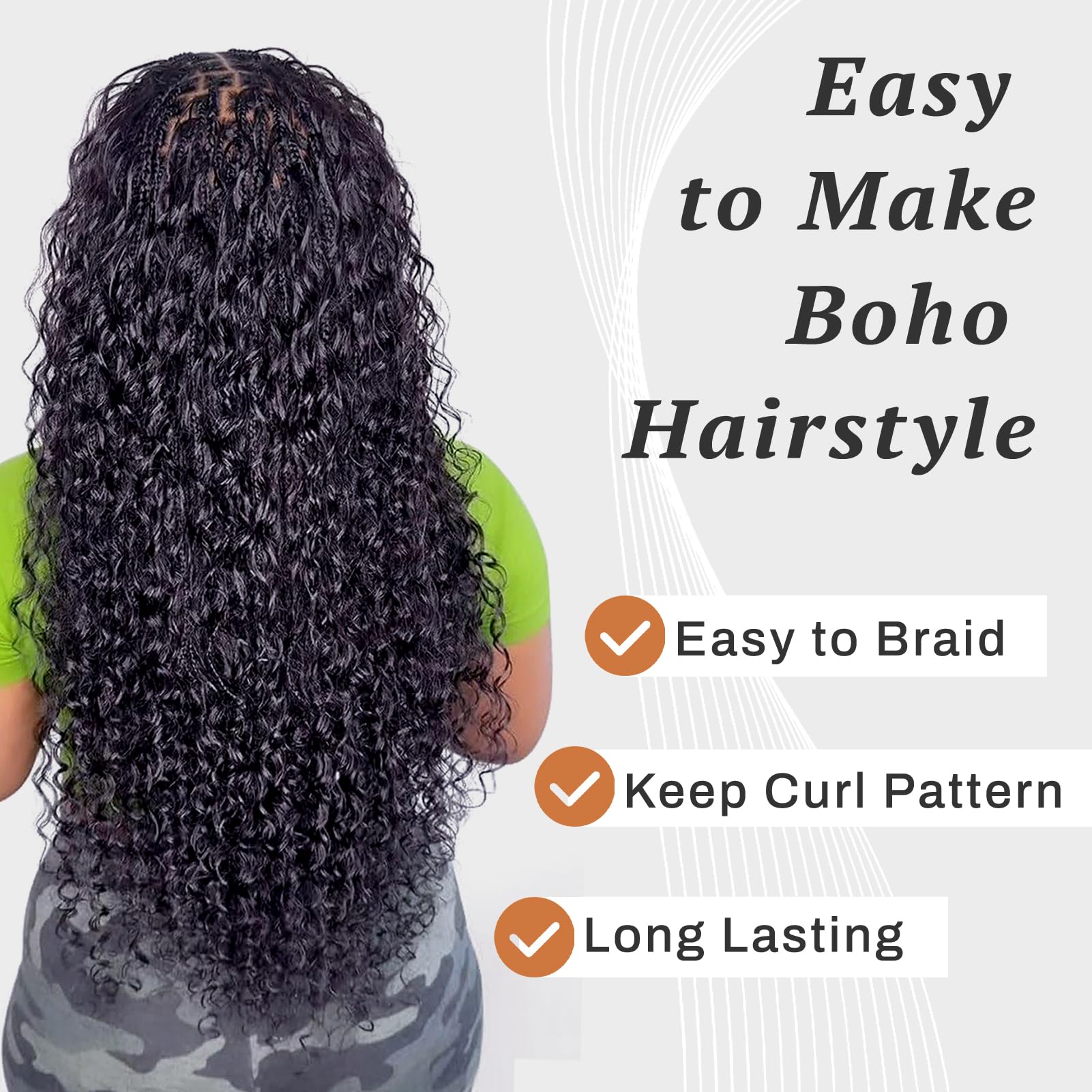 Deep Wave Bulk Hair for Braidi - Hair Care Wavy Hair recensione e prezzo