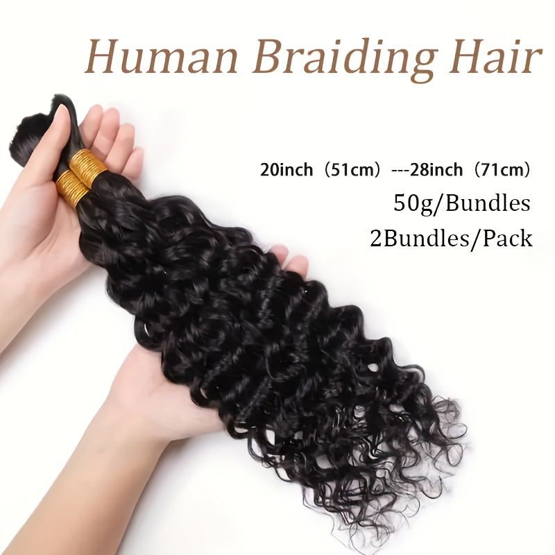 Deep Wave Bulk Hair for Braidi - Hair Care Wavy Hair recensione e prezzo