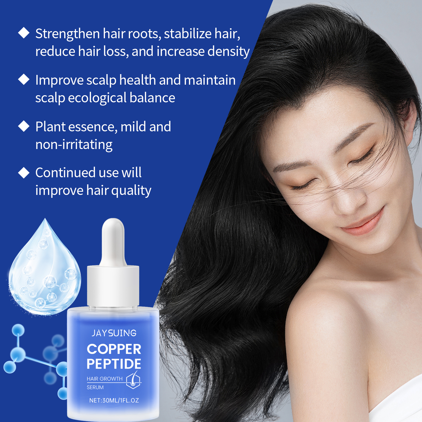 Copper Peptide Shampoo Hair Gr - Hair Care Essence Oil recensione e prezzo