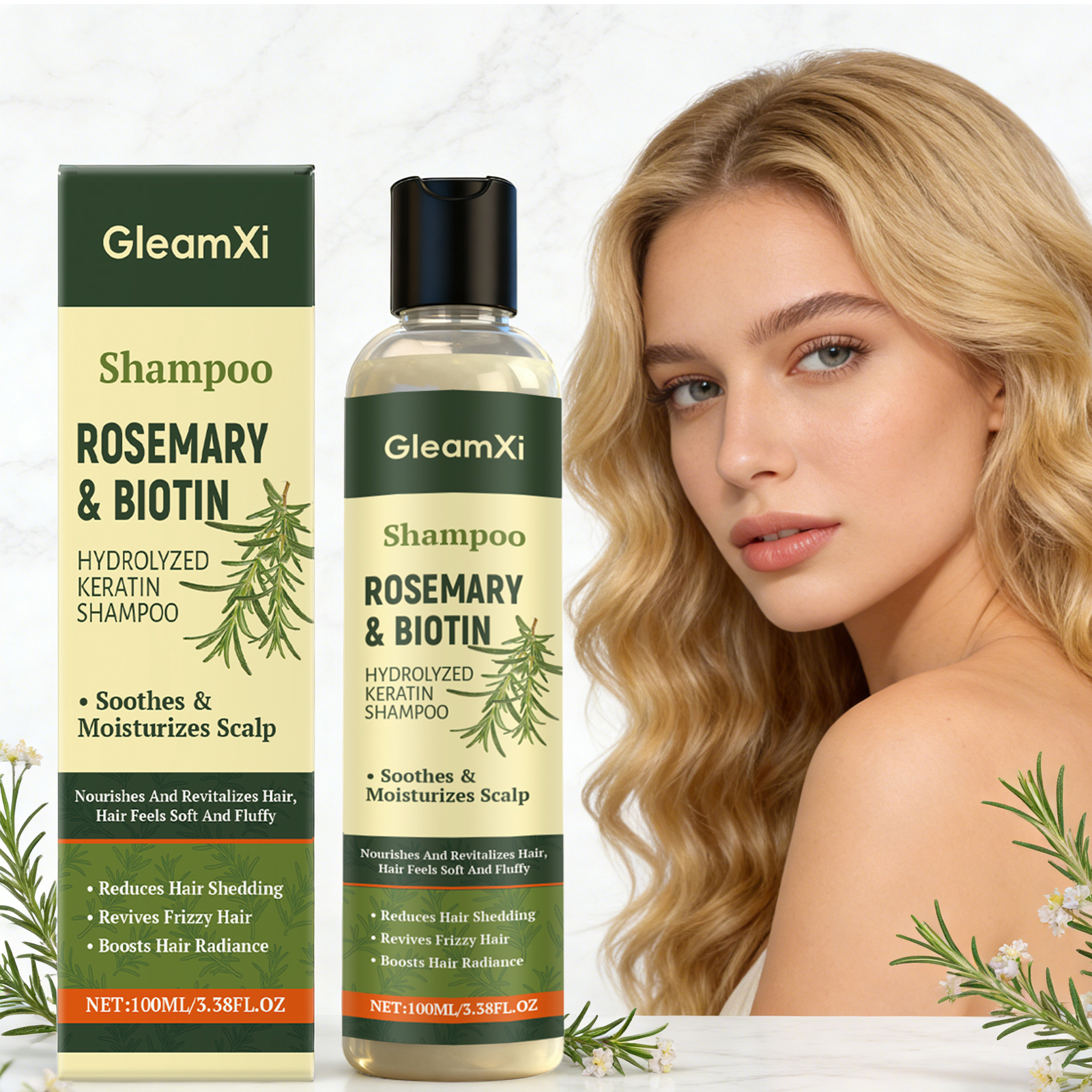 Organic Rosemary Biotin Shampo - Biotin Shampoo Thickening recensione e prezzo