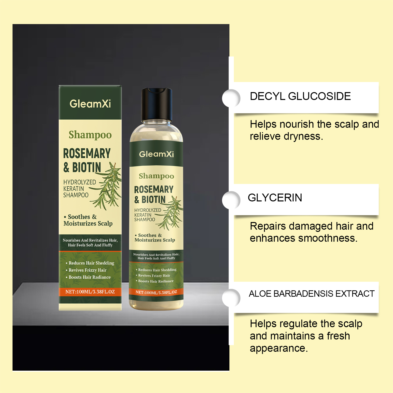 Organic Rosemary Biotin Shampo - Biotin Shampoo Thickening recensione e prezzo