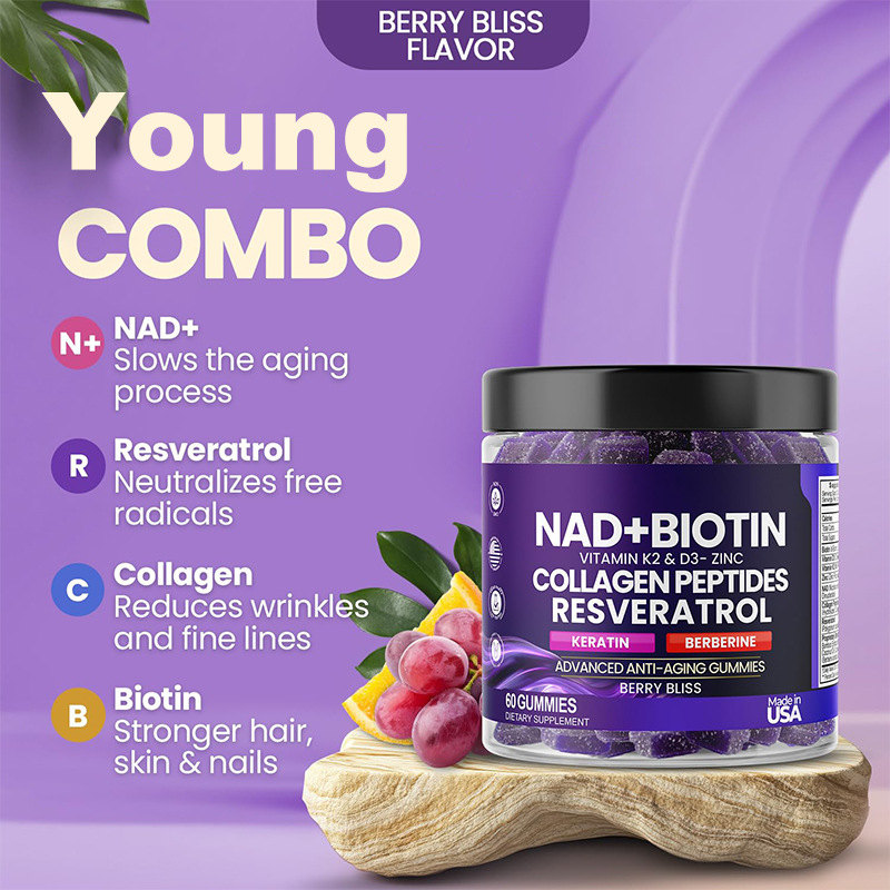 NAD+ Biotin Gummies with Vitam - Hair Care Gummies recensione e prezzo