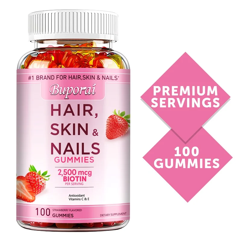 Hair, Skin and Nails Gummies - - Hair Care Gummies recensione e prezzo