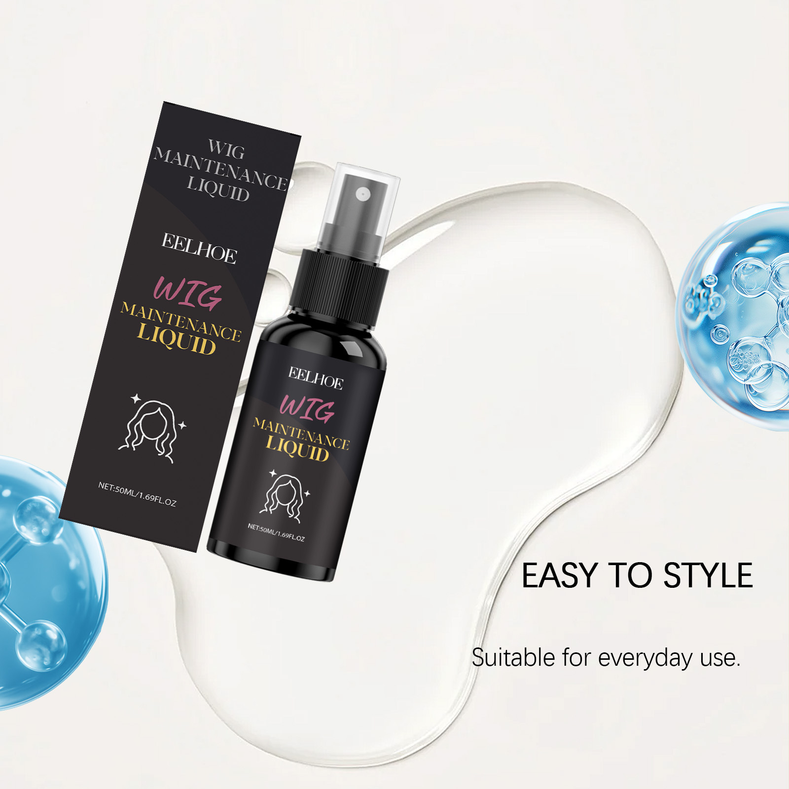 Eelhoe Coconut Wig Fluffy Spra - Hair Care For Curly Dry Hair recensione e prezzo