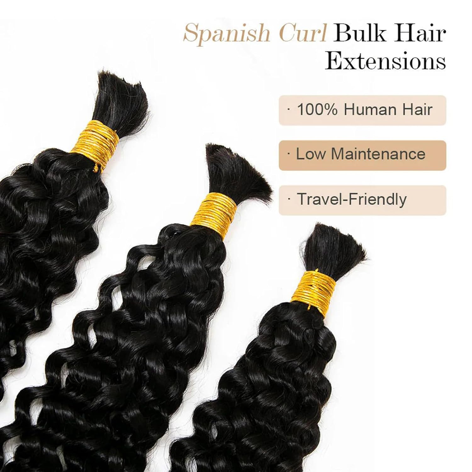 Human Braiding Hair for Boho B - Hair Care Wavy Hair recensione e prezzo