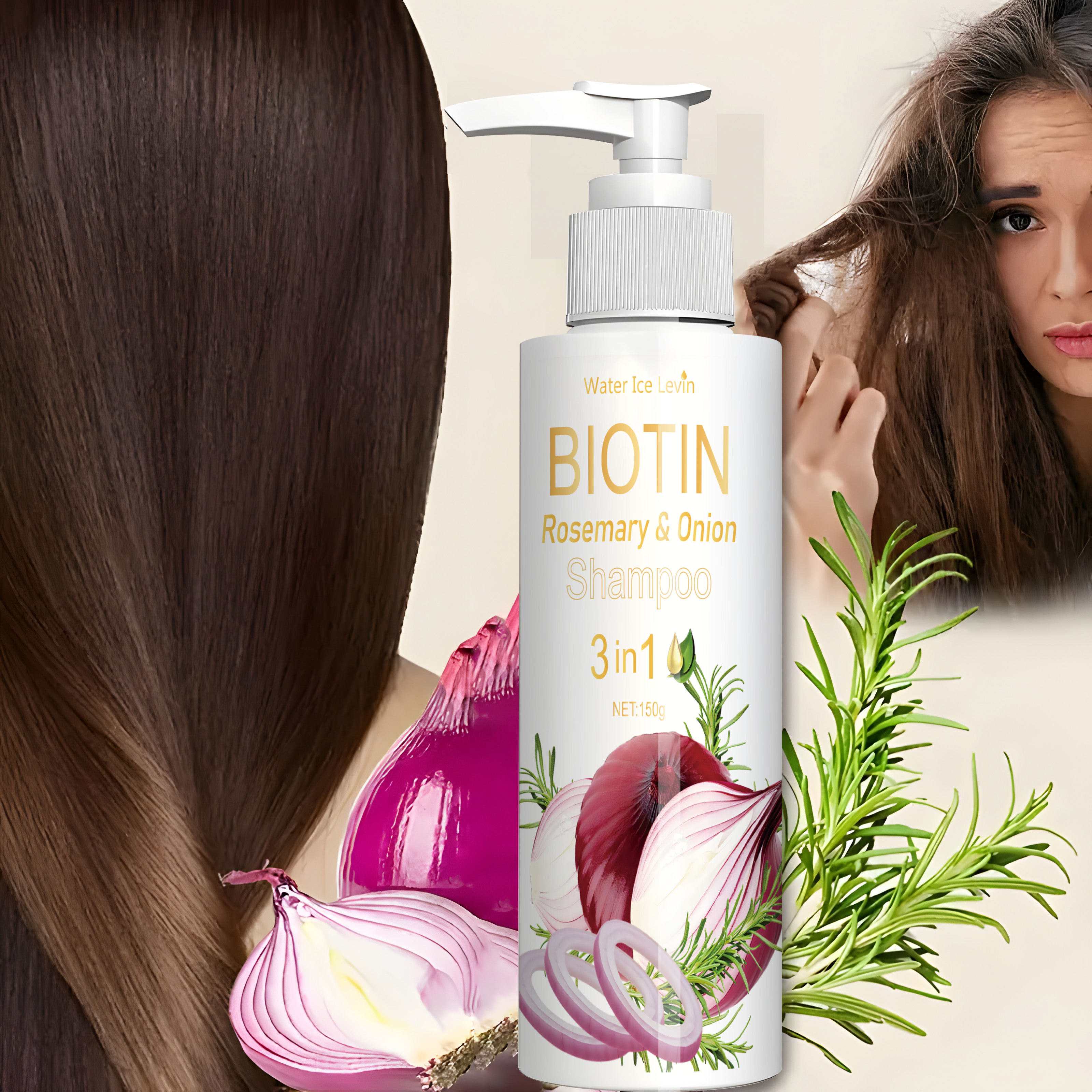 Biotin Rosemary & Onion 3 in 1 - Biotin Shampoo Thickening recensione e prezzo