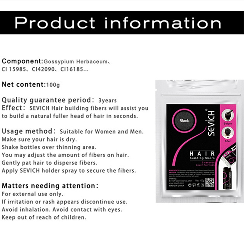 500g SEVICH Keratin Hair Fiber - Hair Care Keratin Treatment recensione e prezzo
