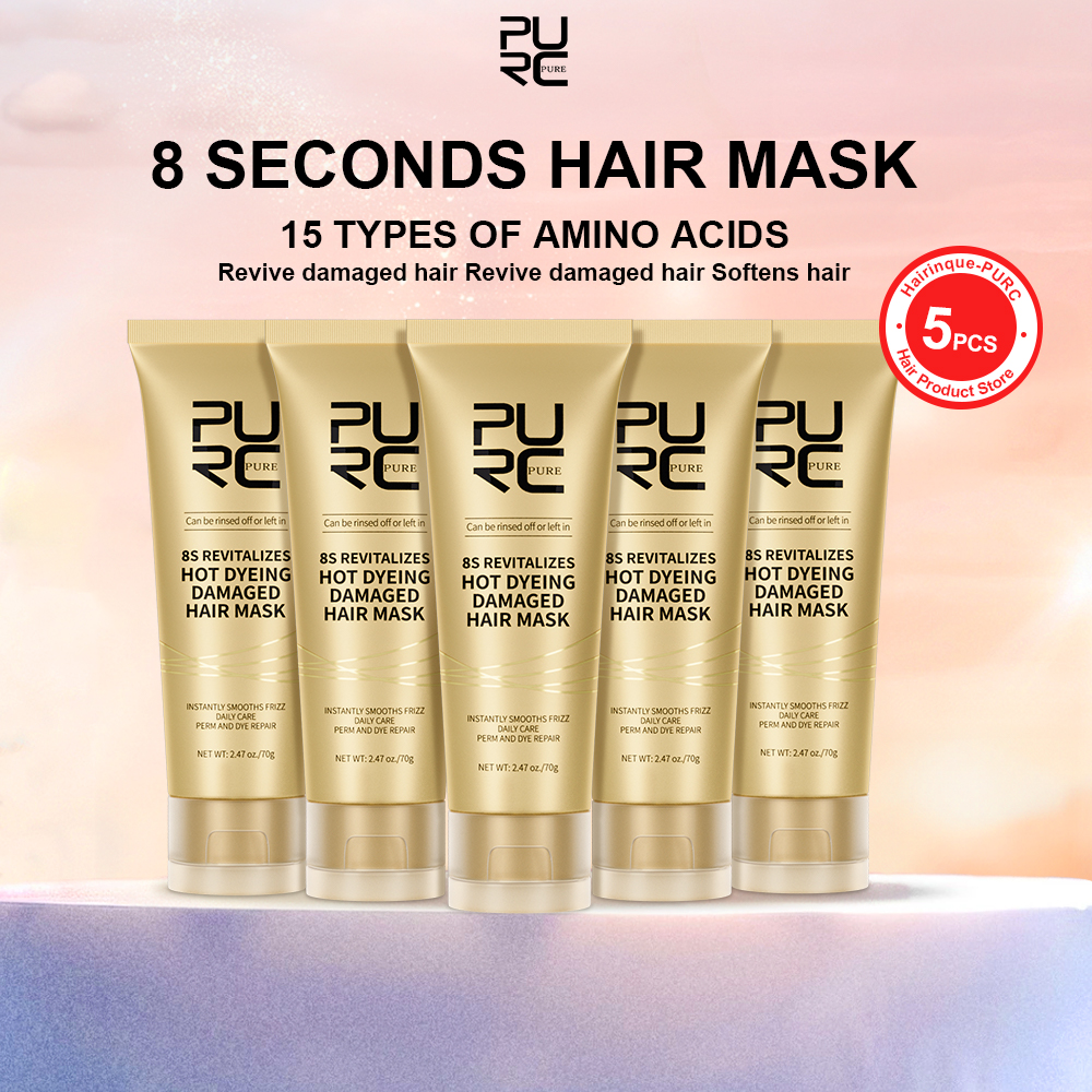 PURC Hair Mask Set 8 Seconds I - Hair Care Keratin Treatment recensione e prezzo