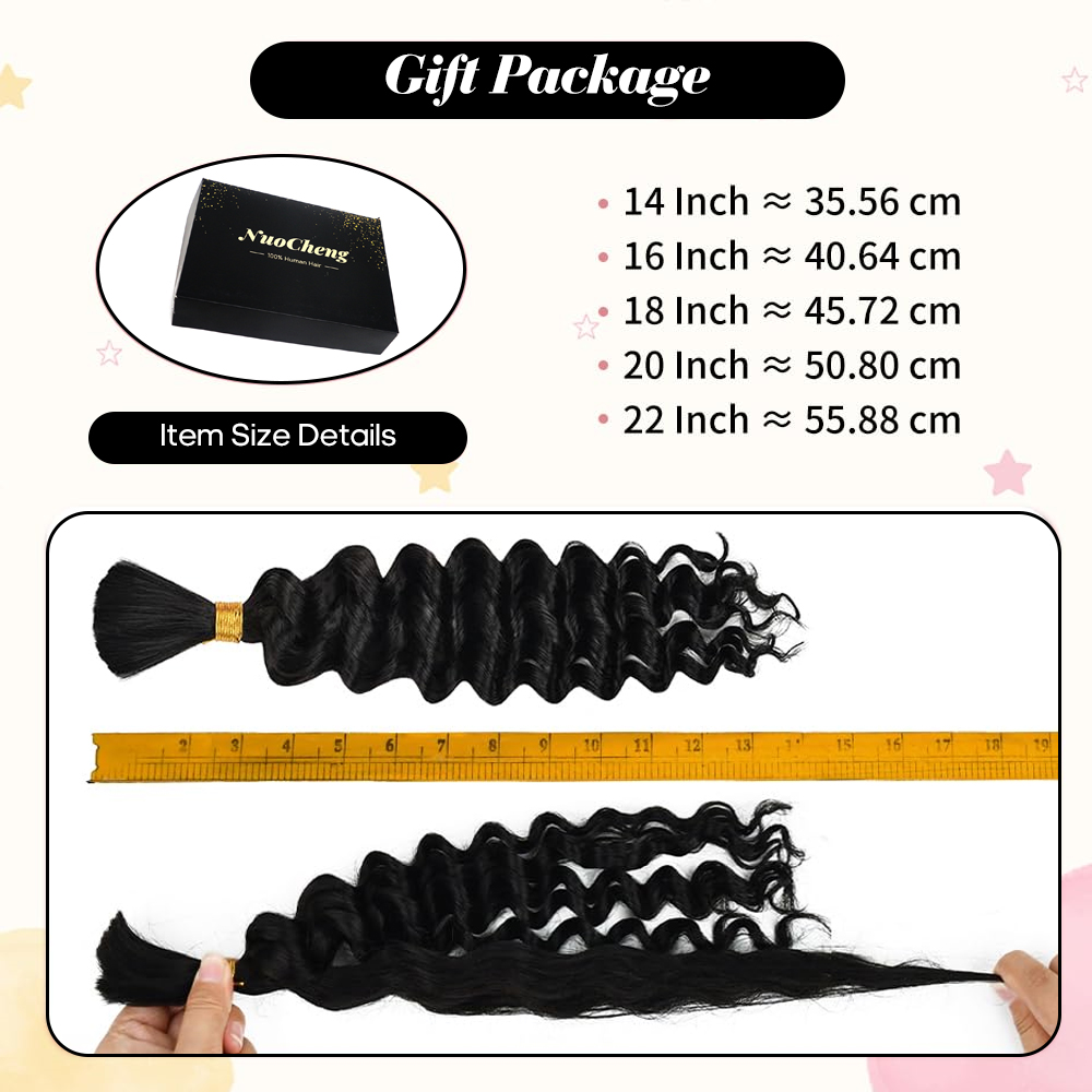 2 Bundles Human Braiding Hair  - Hair Care Formulation recensione e prezzo