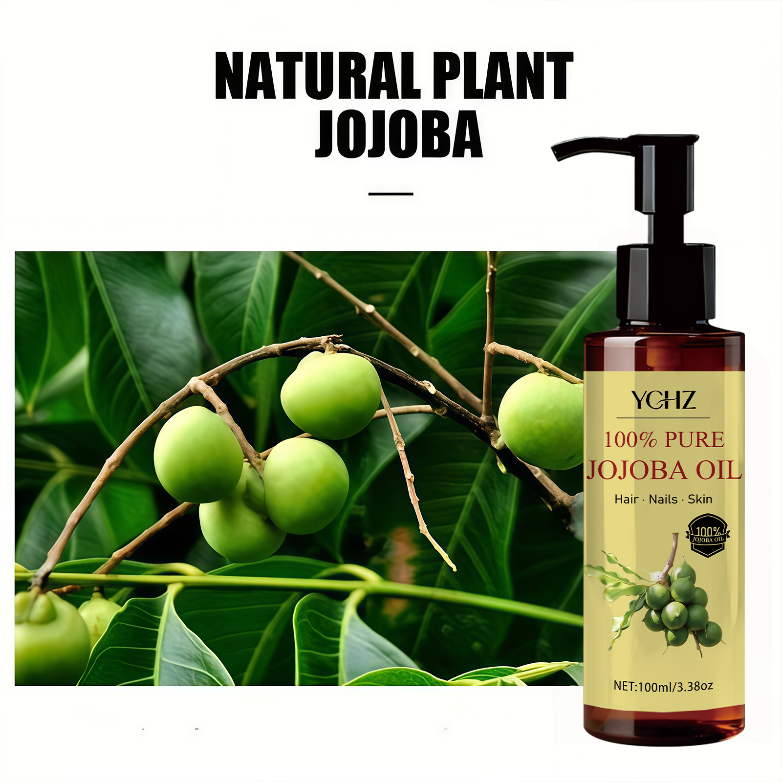 Jojoba Oil—Pure Natural Skin C - Hair Care Cream recensione e prezzo