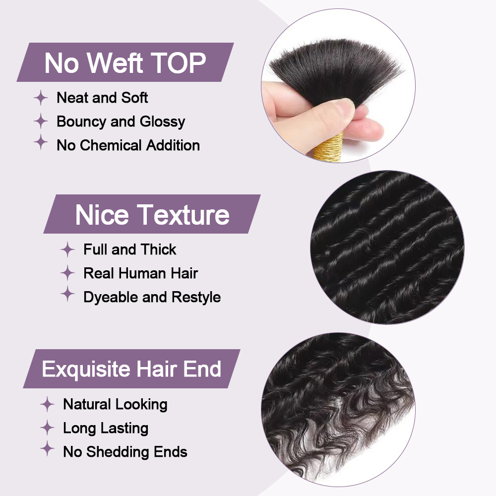 6 Bundles Deep Wave Braiding H - Hair Care Formulation recensione e prezzo
