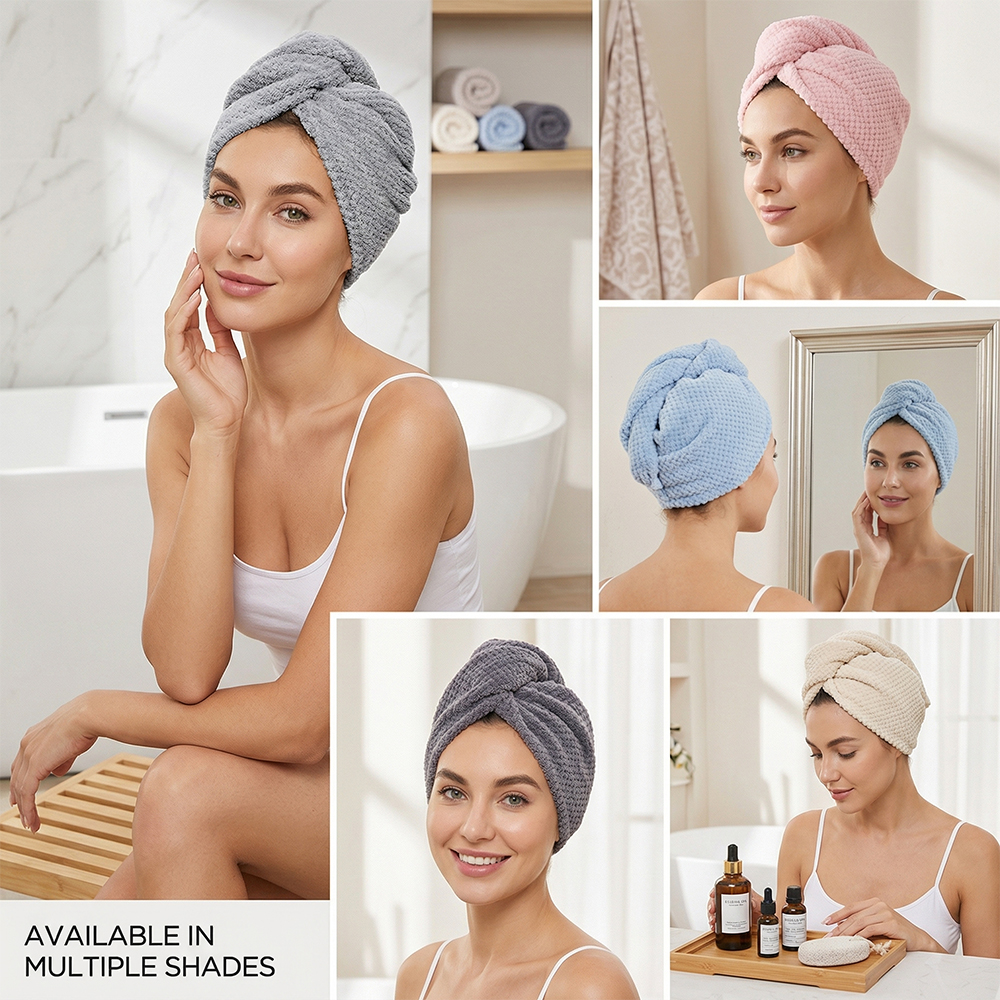 4Pack  Microfiber Hair Drying  - Hair Care For Curly Dry Hair recensione e prezzo