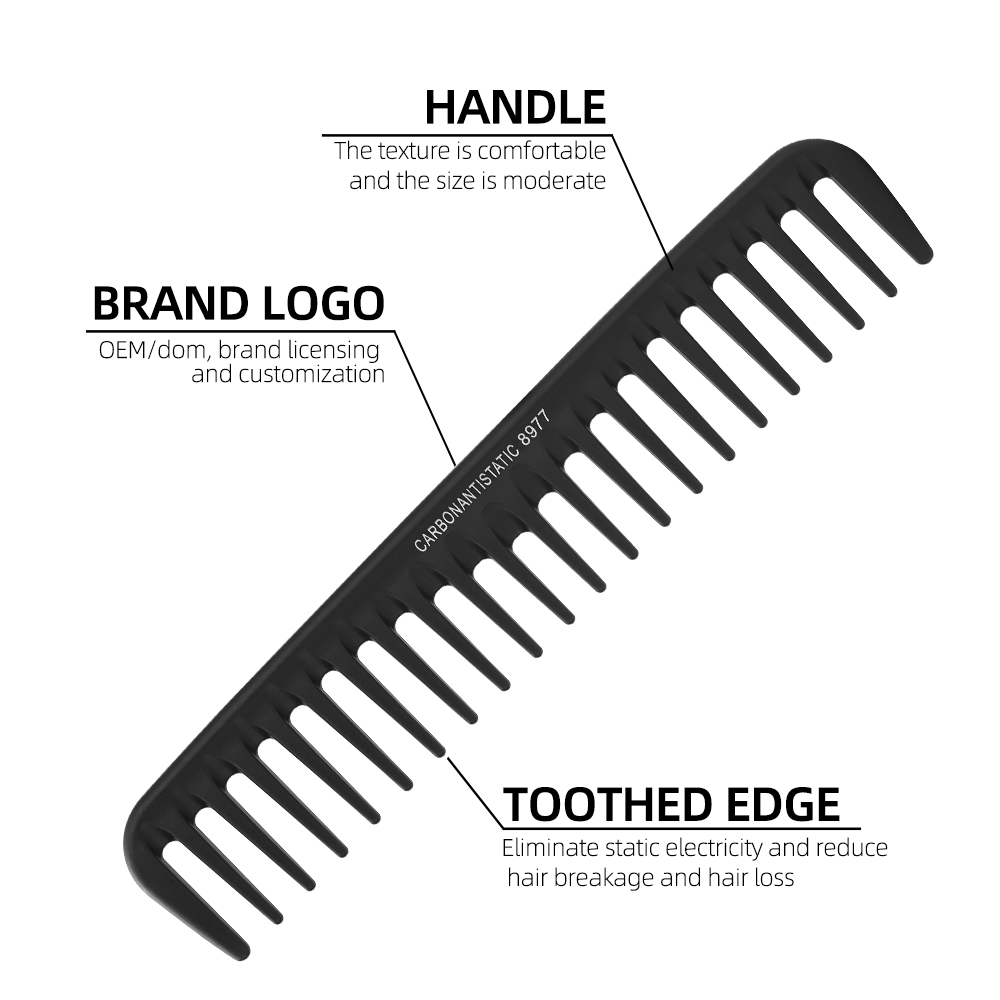 Wide Tooth Curl  Comb Detangli - Hair Care Wavy Hair recensione e prezzo