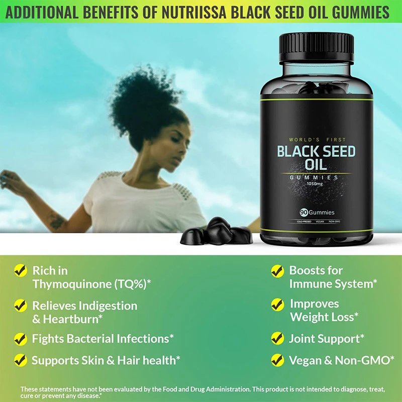 2 Bottle Black Seed Oil Soft C - Hair Care Gummies recensione e prezzo