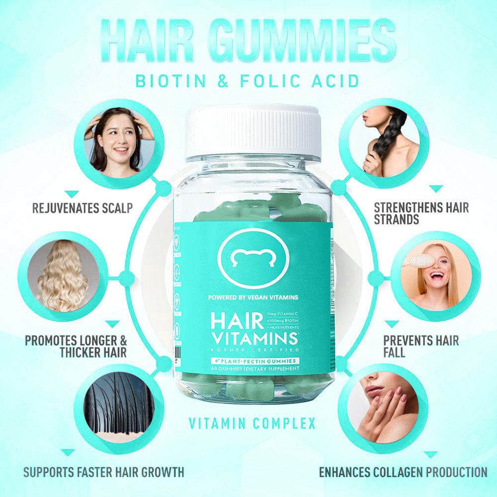 Premium Vegan Hair Vitamins Su - Hair Care Gummies recensione e prezzo