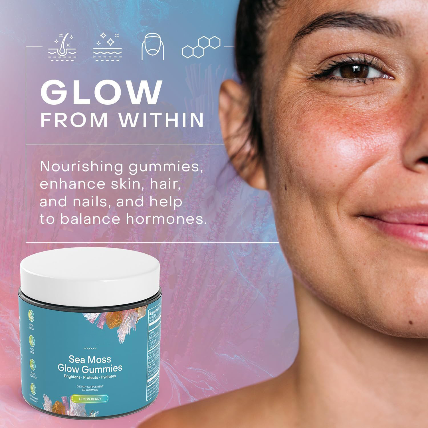 Sea Moss Glow Gummies for Wome - Hair Care Gummies recensione e prezzo