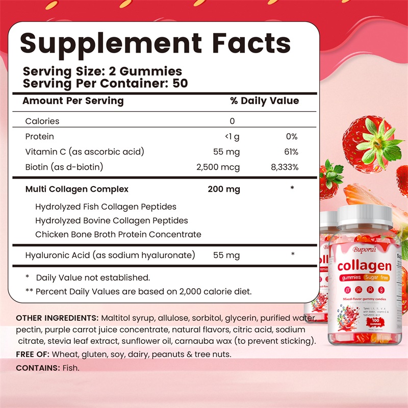 Multi Collagen Gummies - with  - Hair Care Gummies recensione e prezzo