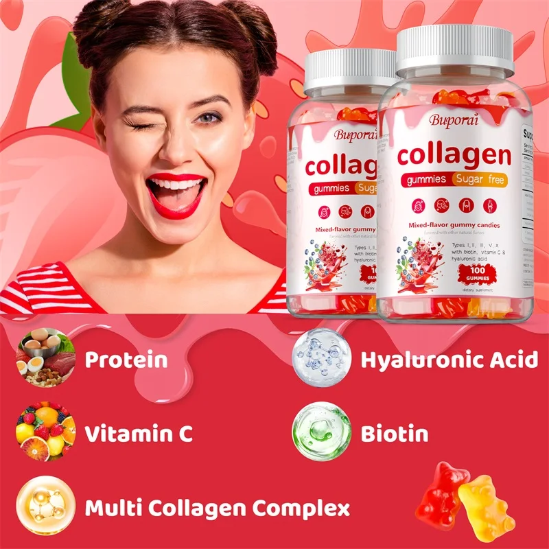 Multi Collagen Gummies - with  - Hair Care Gummies recensione e prezzo