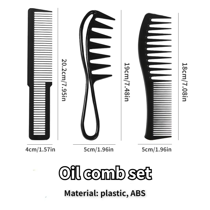 2/3/4pcs Wide Tooth Curl Comb  - Hair Care Wavy Hair recensione e prezzo