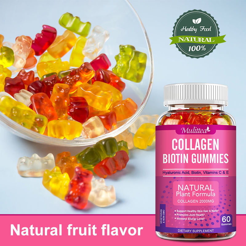 Mulittea Collagen Gummies with - Hair Care Gummies recensione e prezzo