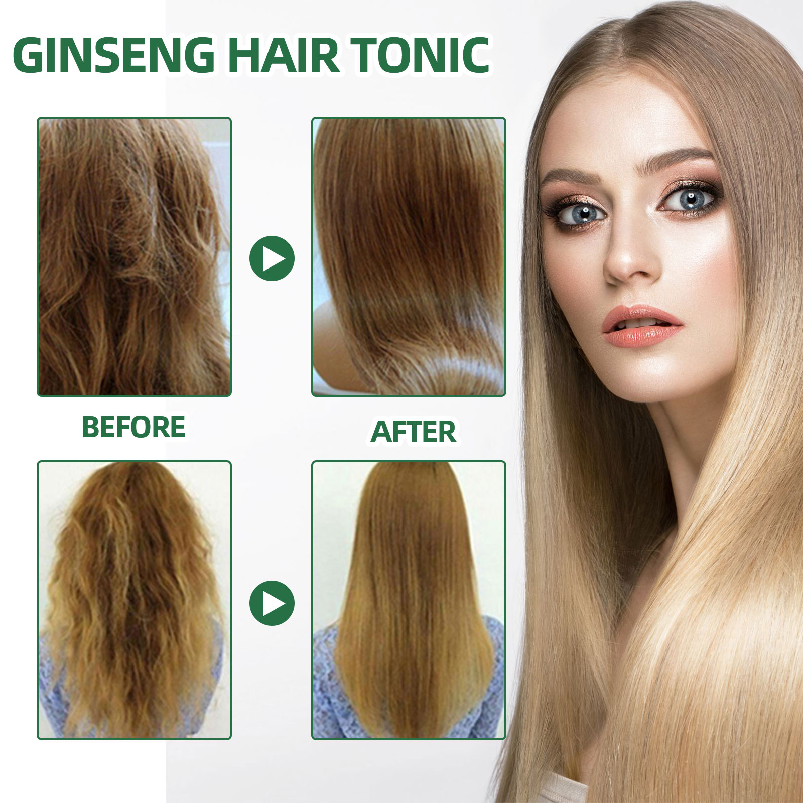 Natural Herbal Ginseng Hair Ca - Hair Care Ginseng recensione e prezzo