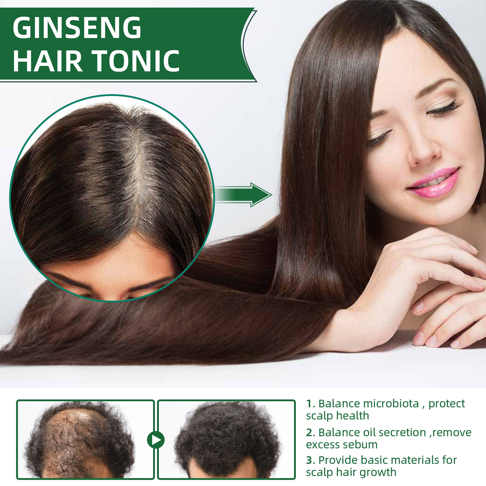 Natural Herbal Ginseng Hair Ca - Hair Care Ginseng recensione e prezzo