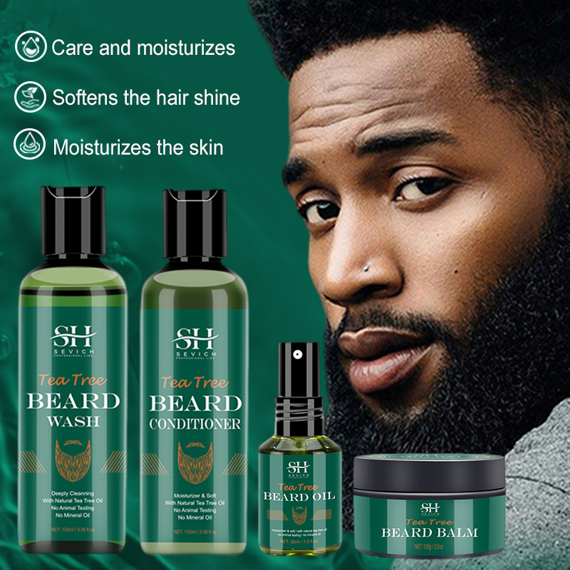 Tea Tree Beard Oil Set For Men - Hair Care Essence Oil recensione e prezzo