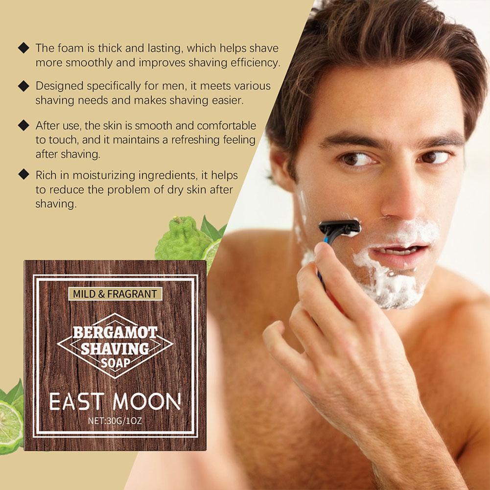 Bergamot Shaving Soap for Men  - Hair Care Cream recensione e prezzo