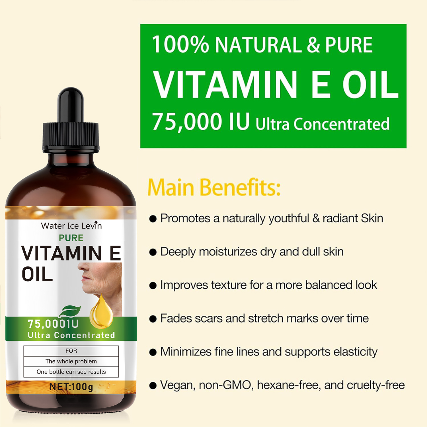 100ml Natural Vitamin E Essent - Hair Care Cream recensione e prezzo