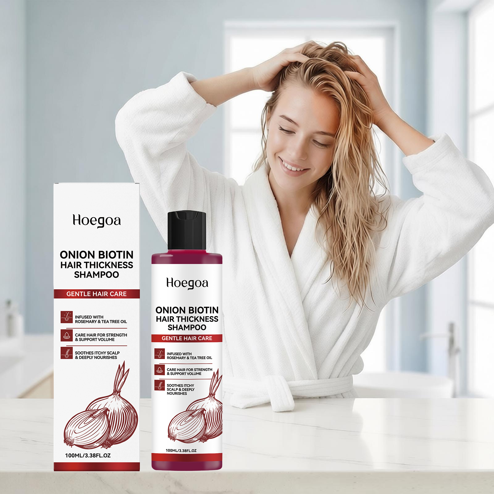 Onion Biotin Volumizing Shampo - Biotin Shampoo Thickening recensione e prezzo