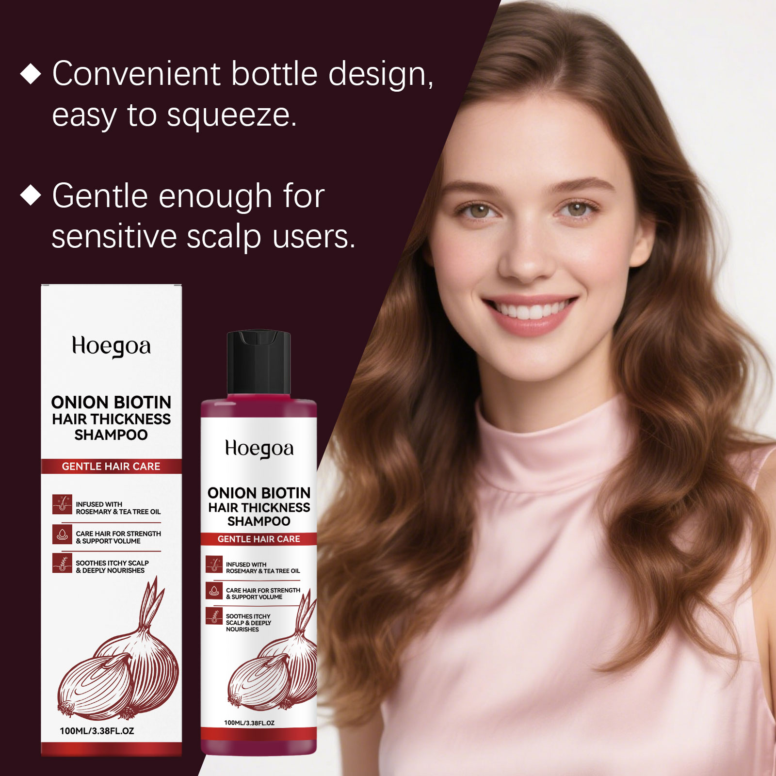Onion Biotin Volumizing Shampo - Biotin Shampoo Thickening recensione e prezzo