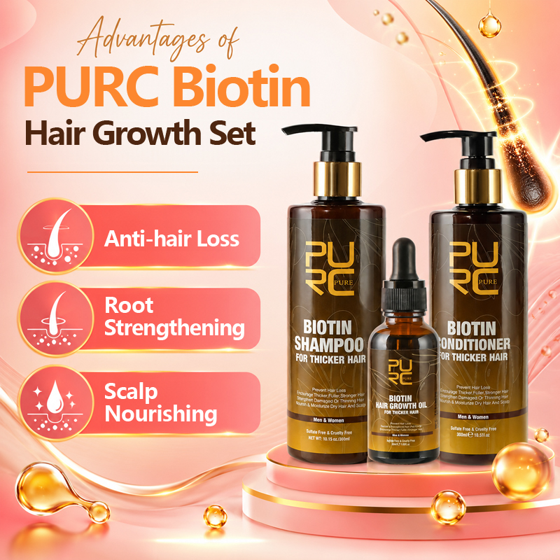 PURC Biotin Hair Growth Oil Sh - Hair Care Keratin Treatment recensione e prezzo