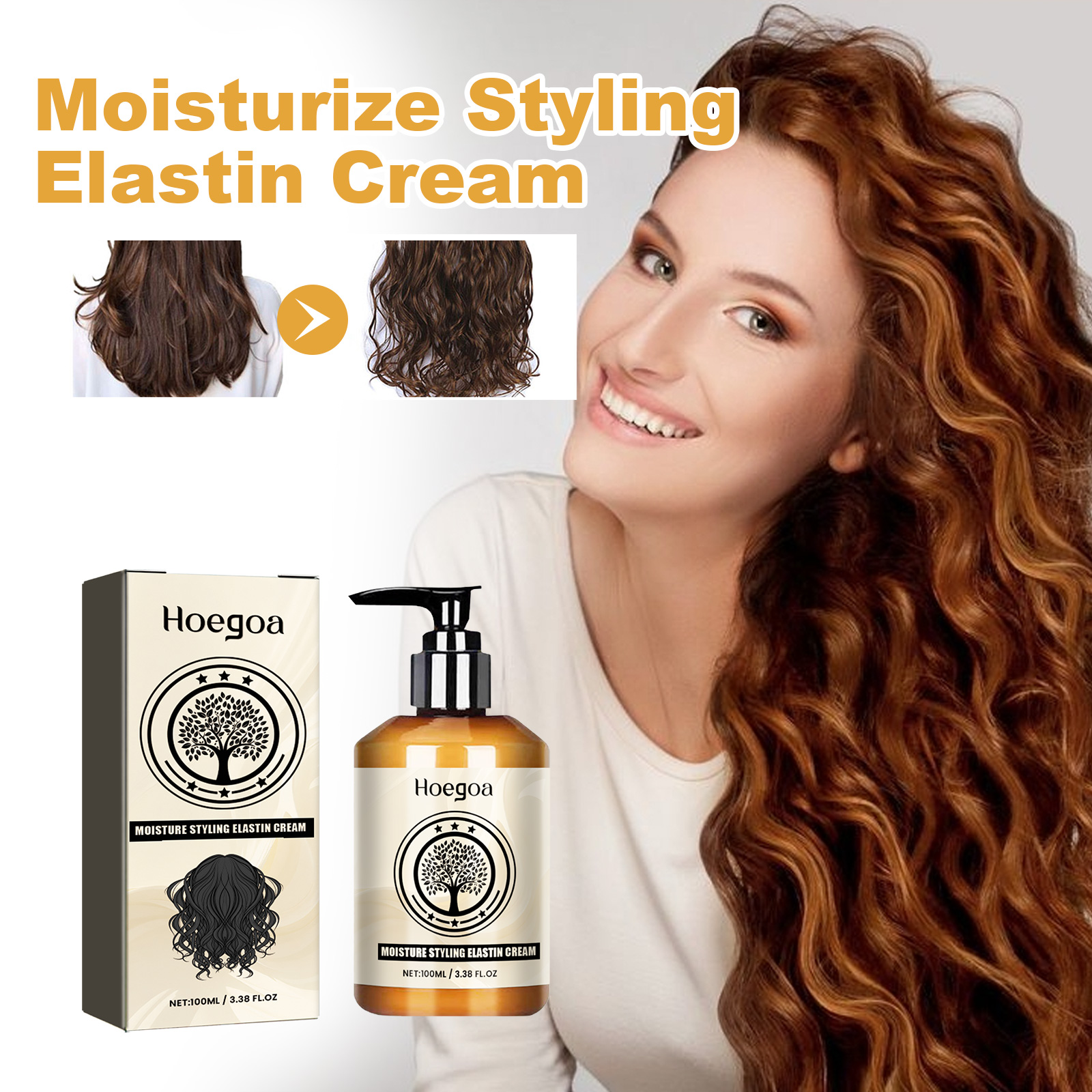 Moroccan Curly Hair Elastin Lo - Hair Care Wavy Hair recensione e prezzo