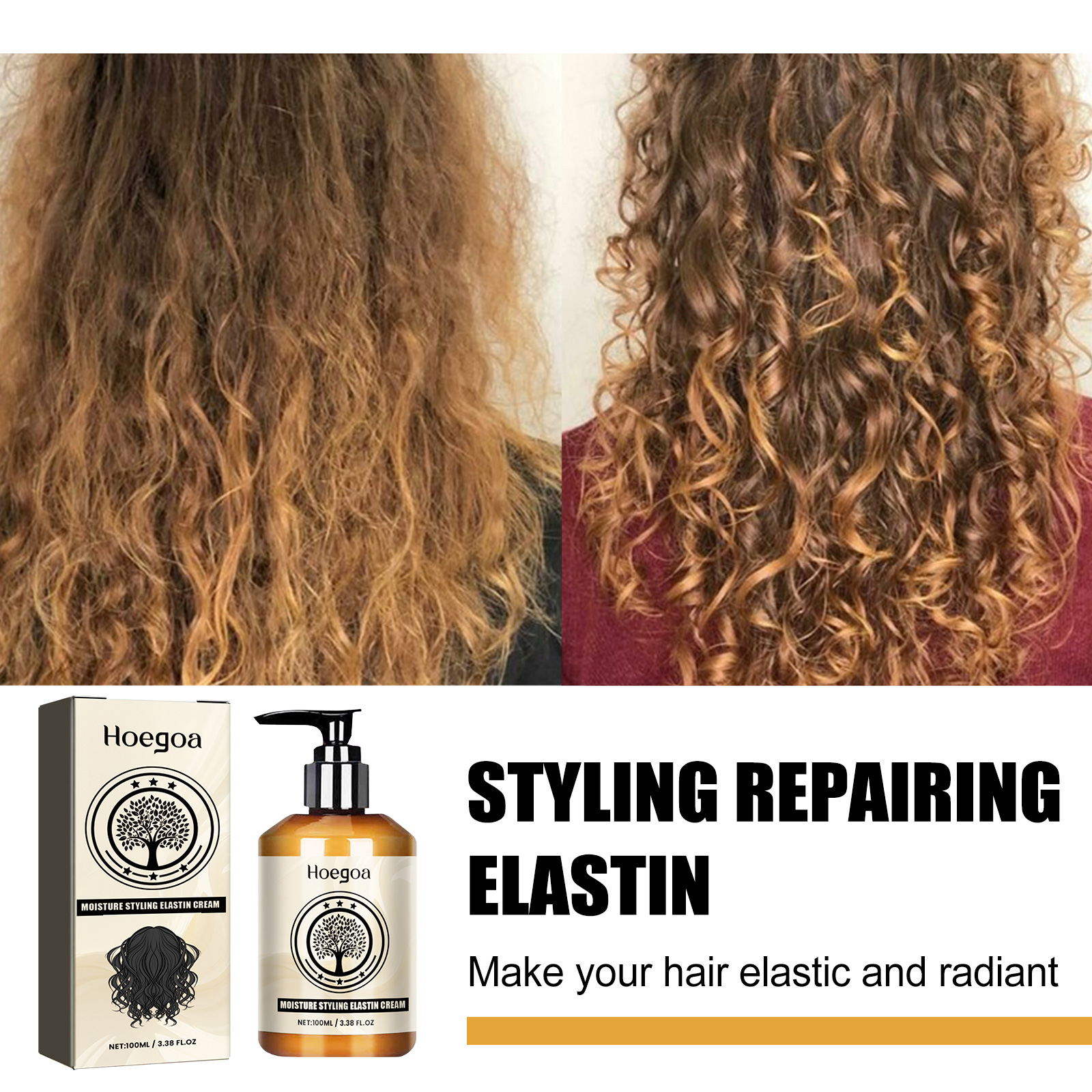 Moroccan Curly Hair Elastin Lo - Hair Care Wavy Hair recensione e prezzo